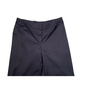 Escada Women's Dress Pants Black Hi-Rise Stretch Straight Leg Size Medium